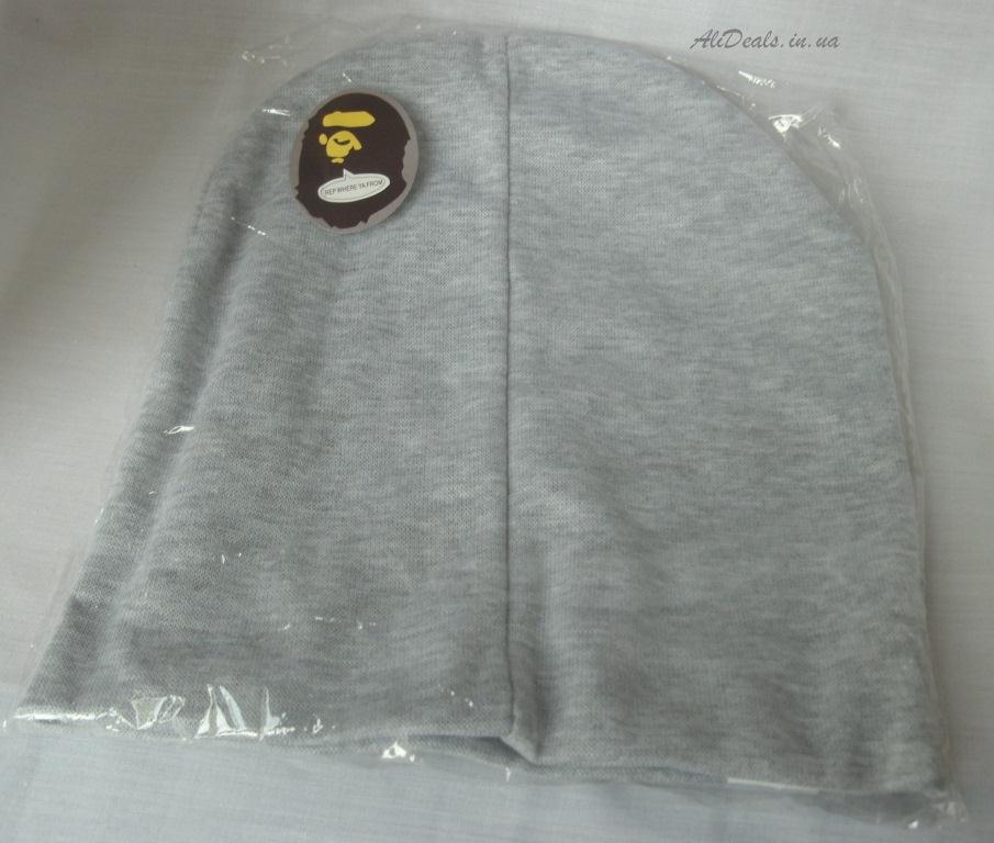 Трикотажные шапки для детей Bape - серая