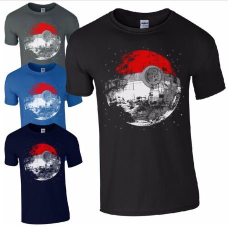 Футболка с pokeball с Aliexpress